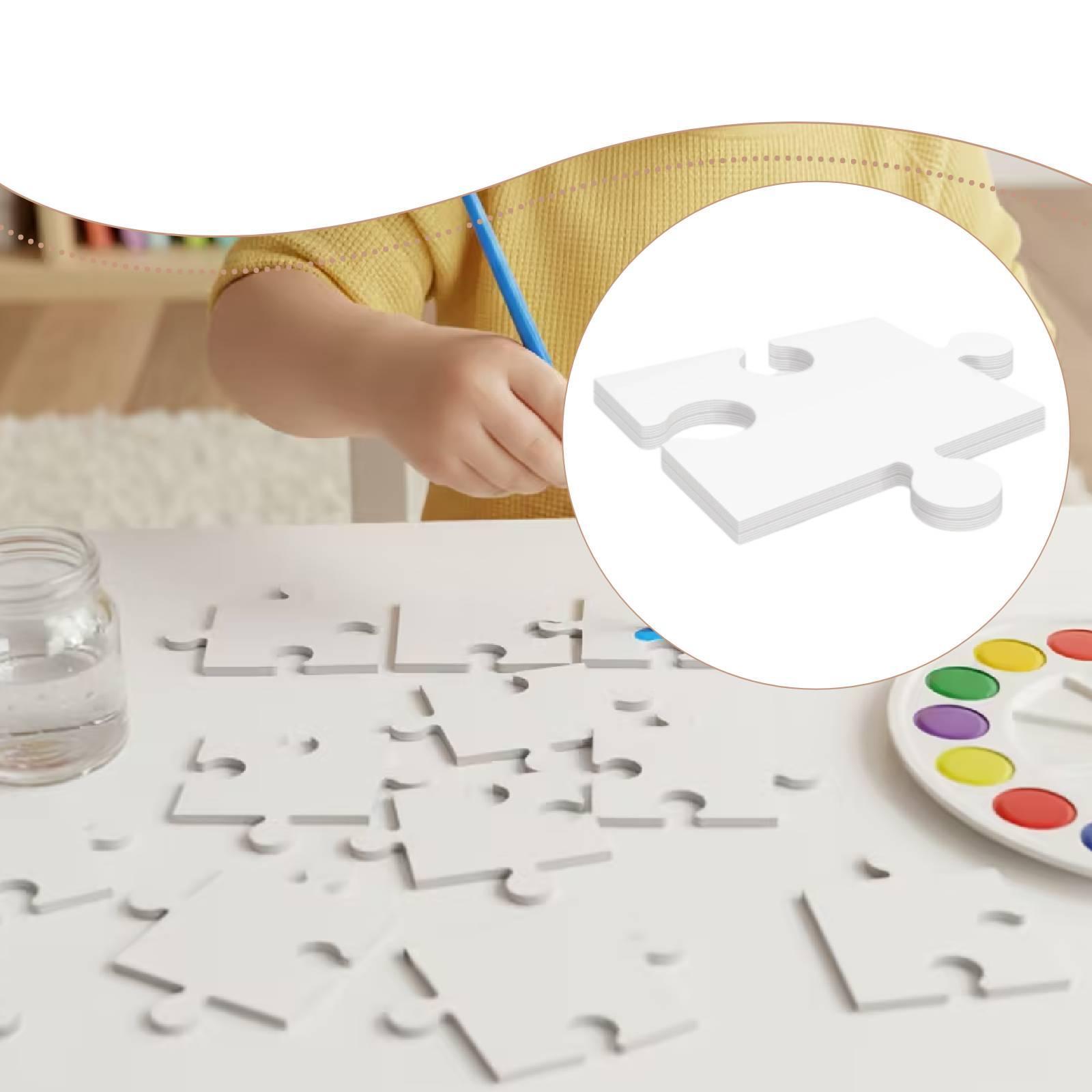24 Stück weiße, leere Karton-P – Puzzle Blank White Bewertung und Preis