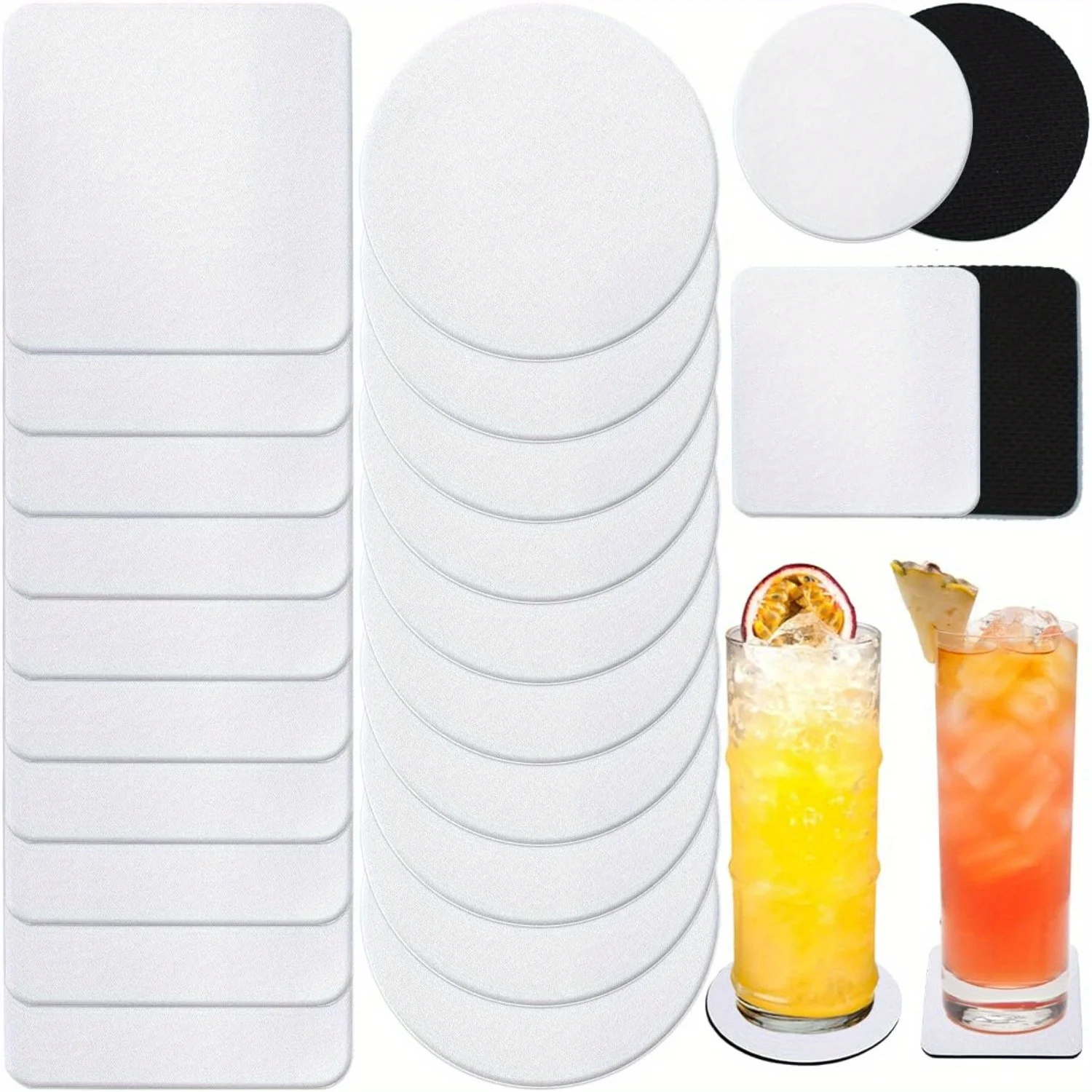 30/50 Stück quadratische und r – Coaster Sublimation Blank Bewertung und Preis