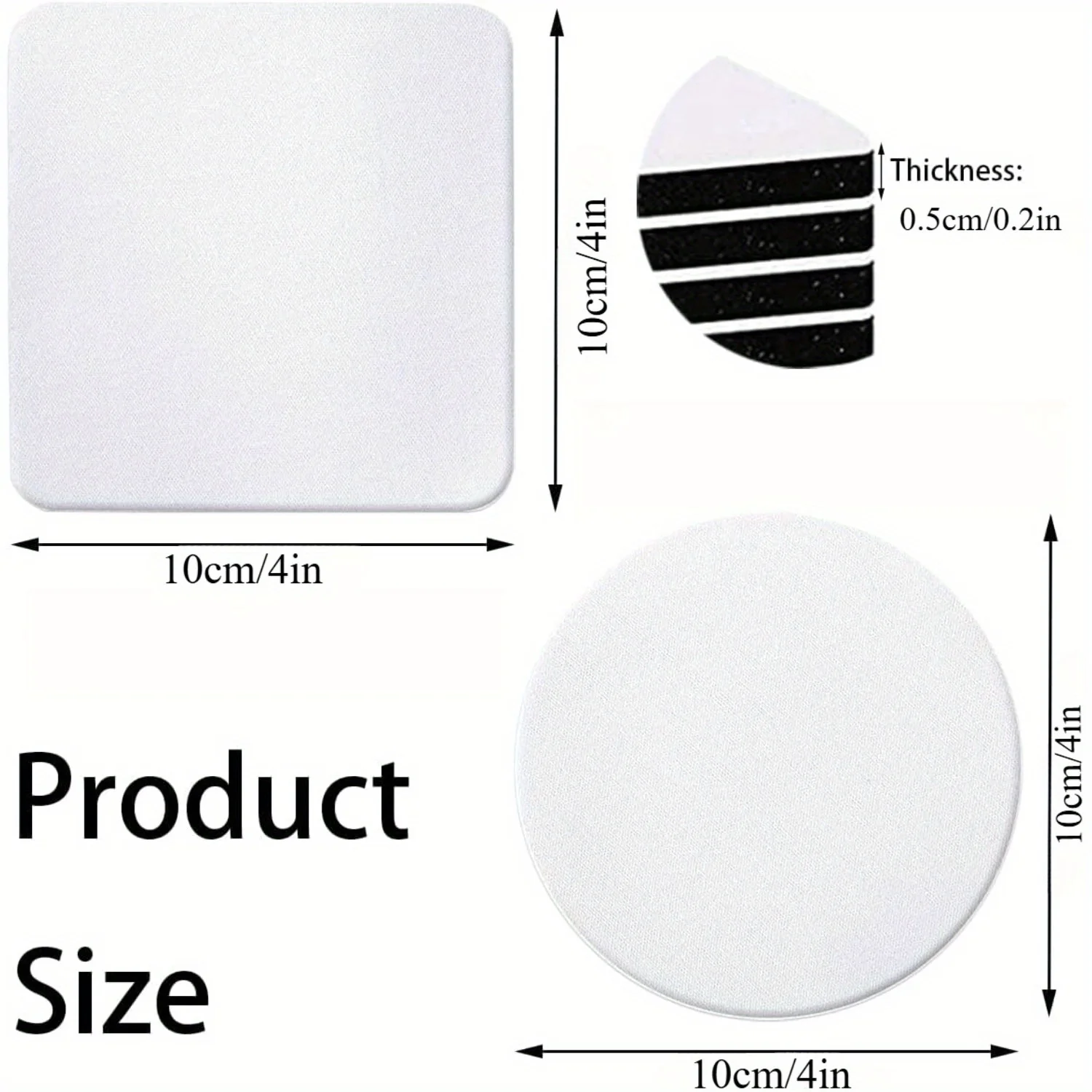 30/50 Stück quadratische und r – Coaster Sublimation Blank Bewertung und Preis