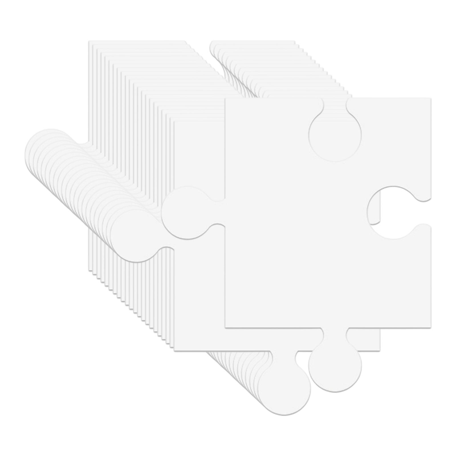 24 Stück weiße Blanko-Puzzle-V – Puzzle Blank White Bewertung und Preis