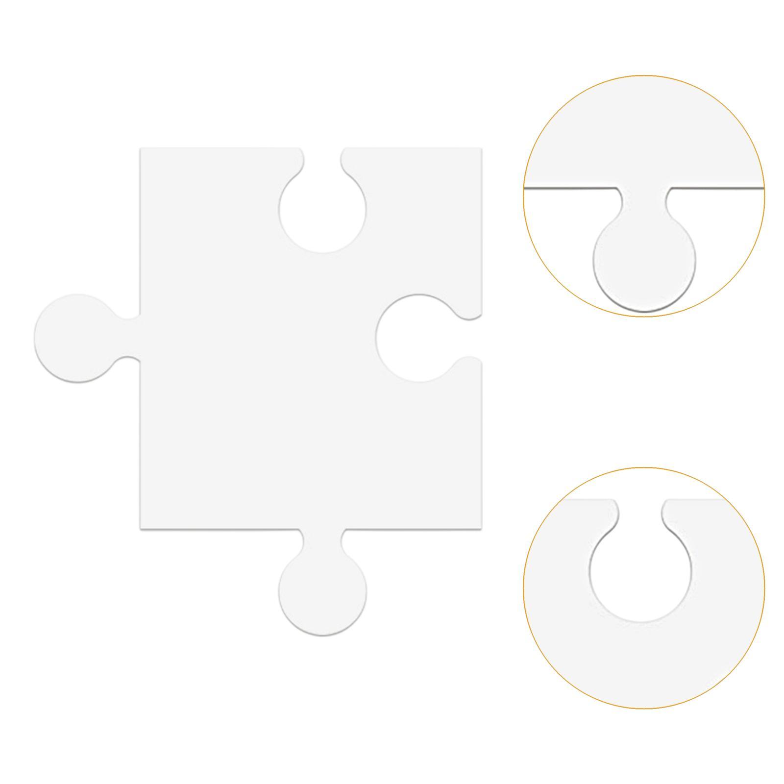 24 Stück weiße Blanko-Puzzle-V – Puzzle Blank White Bewertung und Preis