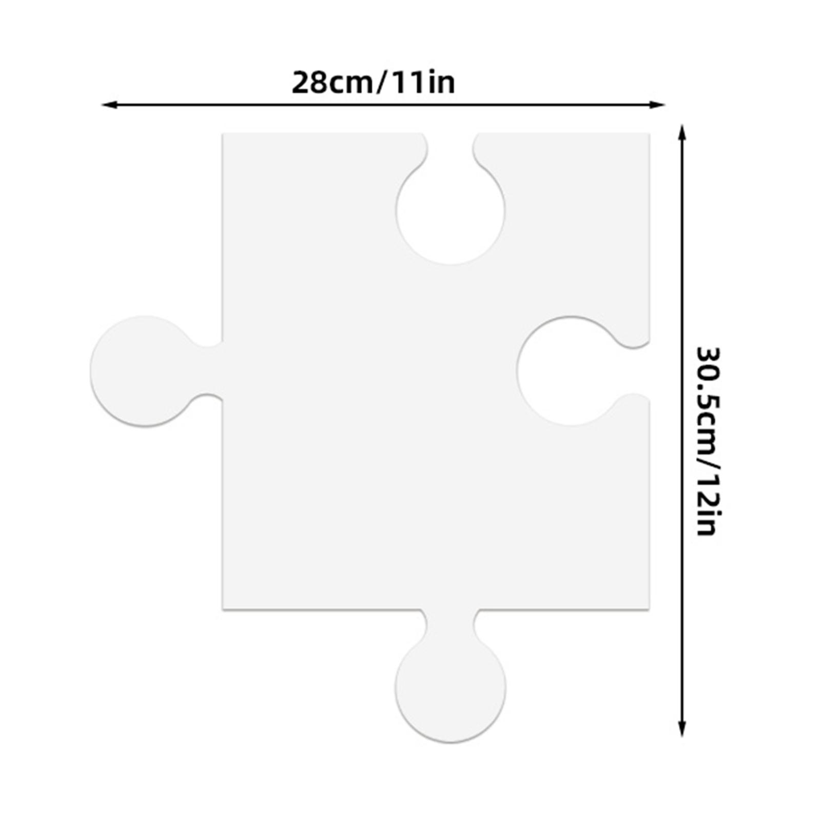 24 Stück weiße Blanko-Puzzle-V – Puzzle Blank White Bewertung und Preis